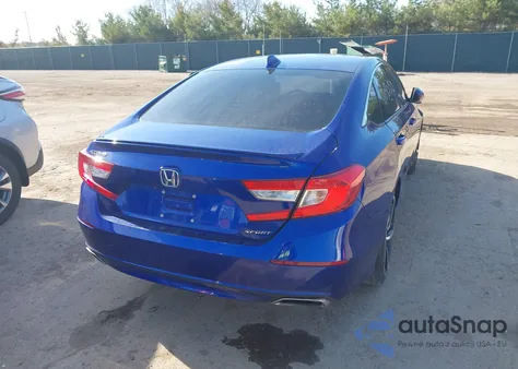 2019 Honda Accord Sport из США, поврежденный, VIN 1HGCV1F37KA032688